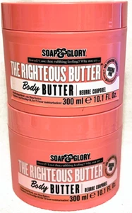 Soap And Glory The Righteous Butter Body Butter 300ml (Pack of 2) New - Picture 1 of 4