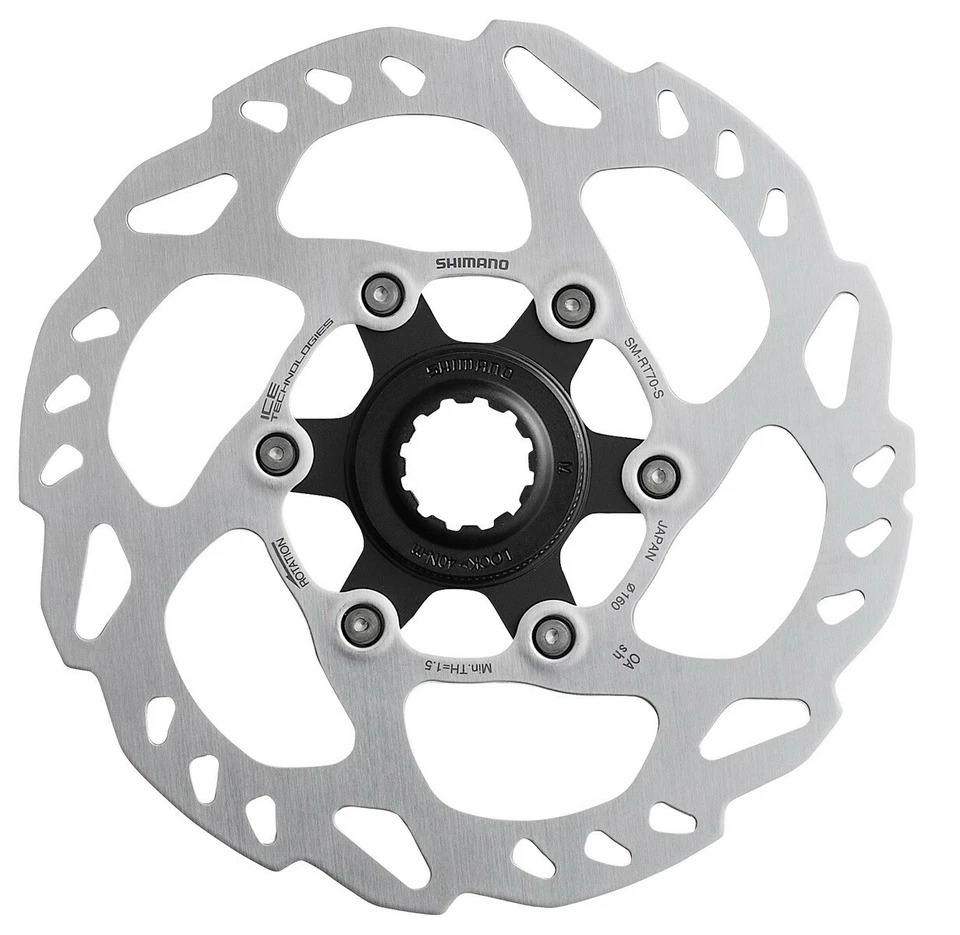 Disco De Freno SHIMANO 105 GRX SLX 160mm SM-RT70 Center Lock - Imagen 1 de 1