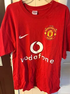 Manchester United 02-04 Nike Home Fußball T-Shirt Herren Gr. XL Trikot US Tour - Bild 1 von 8