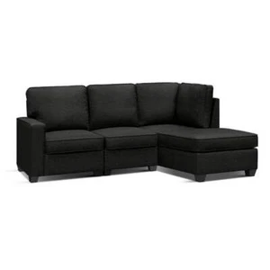 Artiss Modular Sofa Chaise Set 4-seater Dark Grey - Picture 1 of 8