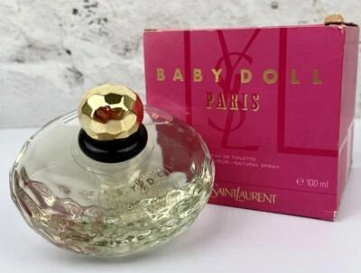YVES SAINT LAURENT BABY DOLL PARIS ТУАЛЕТНАЯ ВОДА 3,3 УНЦ. 100 мл туалетная вода спрей новый в коробке - Изображение 1 из 4