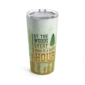 Vaso Happy Hour At The Woods Hunting 20 oz - Vajilla al aire libre, decoración de cabina - Imagen 1 de 5
