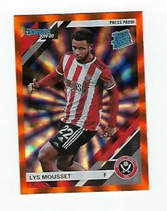 2019-20 PANINI CHRONICLES LYS MOUSSET DONRUSS ORANGE RATED ROOKIE #145 SHEFFIELD - Picture 1 of 1