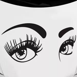 Car Sticker Truck SUV Hood Side Body Vinyl Decal Black Beauty Eyes Graphics DIY - Picture 1 of 6