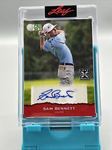 Sam Bennett 2023 Leaf Pro Set Golf 1ST AUTO XRC Rookie #PSGF-SB1 /265