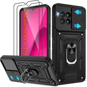 for T-Mobile REVVL 7 Pro 5G Case with 2 Pcs HD Screen Protector Heavy Duty Sh... - Picture 1 of 9