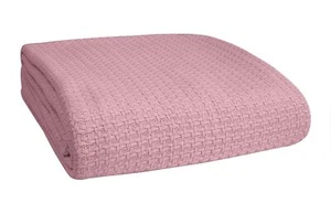 BELIZZI HOME 100% Cotton Bed Blanket, Breathable Bed Blanket Full Queen Size,... - Picture 1 of 7