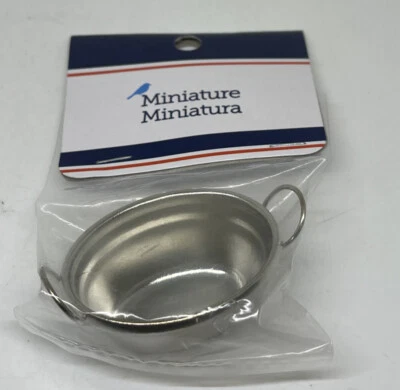 Casa de bonecas miniatura FAIRY GARDEN banheira de metal 1503-85 nova lacrada - Imagem 1 de 3