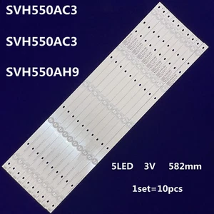 Barras LED SVH550AH9 SVH550AC3 HD550DF para LC-55LB481U 55H5C 55H6B NS-55D510NA17 - Imagen 1 de 4