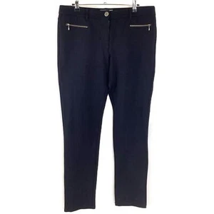 Laura Ashley Black Zip Pocket Trousers UK 14 - Picture 1 of 7