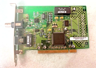 RARA TARJETA COAXIAL RADCAL INTERLAN PCI T2 PCI ETHERNET DE COLECCIÓN CON RJ45 MXB26 Foto 1 de 3