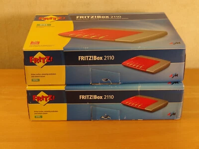 Doppelpack Fritz!Box 2110, guter Zustand - Bild 1 von 4
