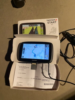 TomTom Start 50 Navigationsgerät Europa/Navigationssystem/siehe Photos gebraucht - Bild 1 von 4