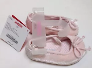 NWT Gymboree The Ballet Pink Velvet Baby Ballerina Shoes Size 03 for 6-12 Months - Picture 1 of 3