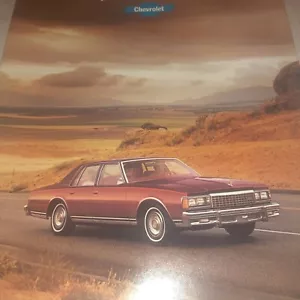 1978 THE NEW CHEVROLET CAPRICE AND IMPALA CAR SALES BROCHURE Fc3 - Picture 1 of 9