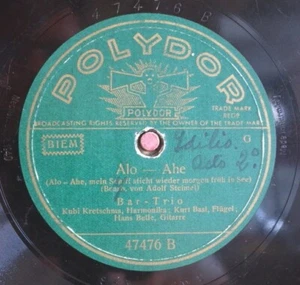 Bar-Trio 78RPM / Alo - Ahe & Ti-Pi-Tin (12-0524-VH) - Picture 1 of 3