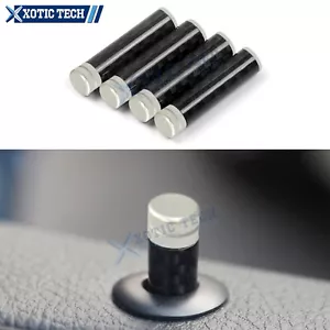 Carbon Fiber Aluminum Auto Interior Door Lock Pins Knob Trim For BMW All Series - Bild 1 von 7