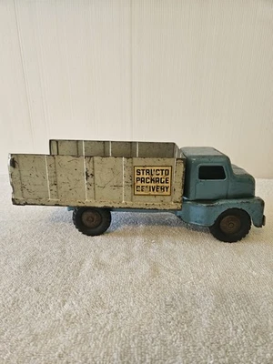 Vintage Structo Pressed Steel Package Delivery Truck - Image 1 of 4