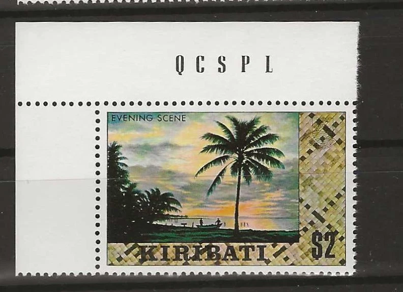 Kiribati 1979 to 1980 - $2.00 Evening Scene (SUNSET) Definitive Top Left Corner - Image 1 of 1