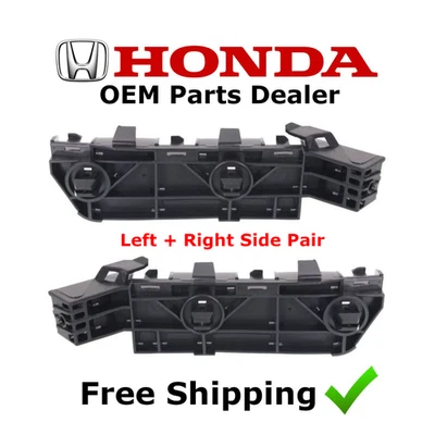 2007-2011 Honda CR-V Front LH + RH PAIR Bumper Spacer Bracket NEW (OEM) - Image 1 of 4