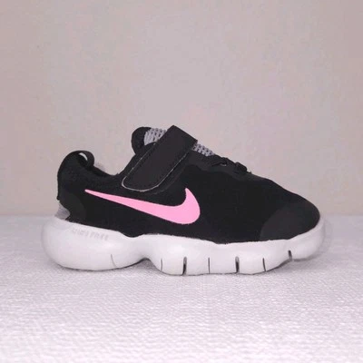 Nike Free Run RN 5.0 Zapatilla Niño Pequeño 7C Negro Rosa Plata Niños Zapatos Atléticos Foto 1 de 4