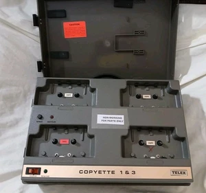 Duplicador de cinta de casete comercial Telex Copyette 1 y 3 92713-001 piezas reparación - Imagen 1 de 13