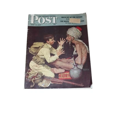 Saturday Evening Post June 26 1943 WWII - Image 1 of 4