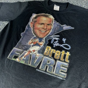 Vintage 2009 BRETT FAVRE Caricature T-Shirt MINNESOTA VIKINGS Football Small - Picture 1 of 8