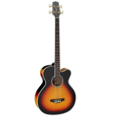 Bajo eléctrico acústico Takamine GB72CE, marrón brillante Sunburst Foto 1 de 4