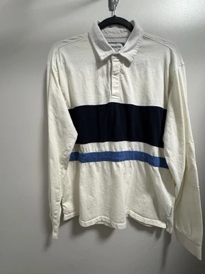 Sovereign Code Thesis Shirt Long Sleeve Men’s Large Elbow Patch Preppy Rugby - Image 1 of 4