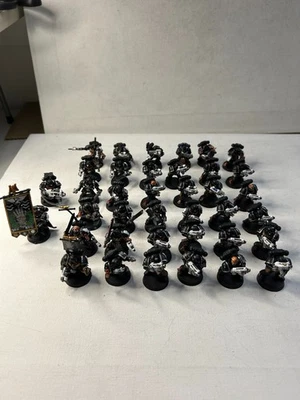 Warhammer 40,000 Space Marine Firstborn x38 Paint Started Iron Hands пластик - Изображение 1 из 4