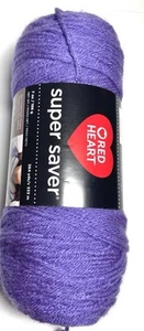 RED HEART SUPER SAVER. 1 Pk. LAVENDEL . ICH KOMBINIERE VERSAND. Siehe Detail. - Bild 1 von 4