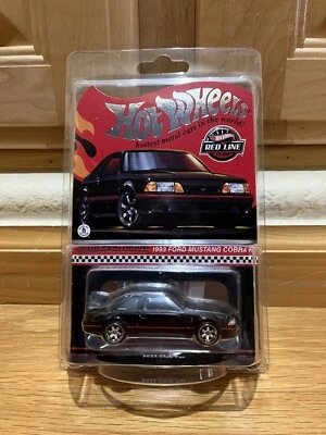 Hot Wheels Red Line Club MEMBERSHIP 2023 RLC '93 Ford Mustang Cobra R In Hand - Image 1 of 4