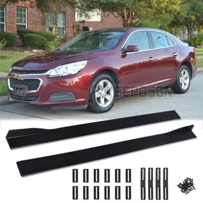 For Chevrolet Chevy Malibu Side Skirts Splitter Body Kit Extension Rocker Panel - Image 1 of 4