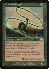 Quirion Dryad Planeshift HEAVILY PLD Green Rare MAGIC GATHERING CARD ABUGames