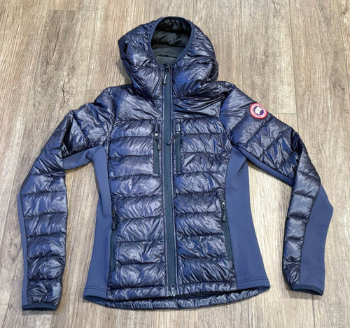 Canada Goose Puffer Zip Giacca Cappotto Piumino d'oca XS Invernale Pioggia Neve Felpa con Cappuccio