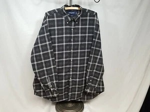Ralph Lauren Blake Golf Black Plaid Men's XL Long Sleeve Button Up Dress Shirt - Picture 1 of 8