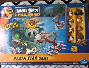 Star Wars Angry Birds Jenga Death Star Playset Chewbacca MISSING 1 BLOCK  - Picture 1 of 17