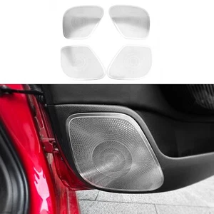 Cubierta decorativa de altavoz de audio para puerta lateral de acero inoxidable 4 piezas para Kia Stinger - Imagen 1 de 4