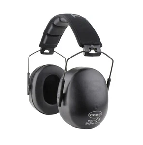 HIGHEST 37 NRR EARMUFF HEARING IMPACT PROTECTION NOISE REDUCTION SAFETY SOUND  - Picture 1 of 4