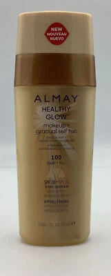 Almay Healthy Glow Makeup + Gradual Self Tan  SPF20 100 Light   1 fl oz - Image 1 of 2
