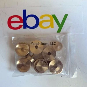 Trumpet Trim Kit Brass HEAVY Caps Raw Brass 9pcs Standard fit Yamaha - Picture 1 of 9