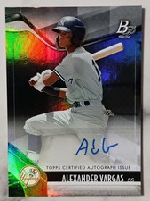 2021 Bowman Platinum Alexander Vargas Top Prospects Auto Autograph #TOP-54