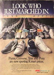 1984 Kmart Sneakers PRINT AD Puma Converse Trax Pony Shoes VTG 1980s Got It Good - Picture 1 of 5