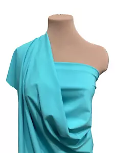 TESSUTO ELASTICIZZATO 4 VIE SPANDEX BLU ARABO. 58" BTY, BODY, COSPLAY, COSTUME - Foto 1 di 11