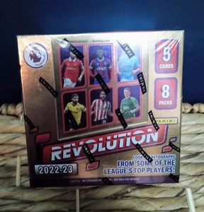 Factory Sealed Hobby Box 2022-23 Panini Revolution EPL Soccer Trading Cards - Bild 1 von 3
