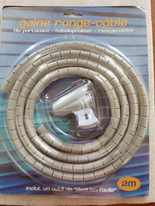 Gaine Protection et de Rangement Câbles Informatique de 2 M et de Diamètre 25 mm - Picture 1 of 5
