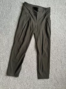 Lululemon All The Right Places Crop II Dark Olive w/ Side Pockets Sz. 6 - Picture 1 of 6