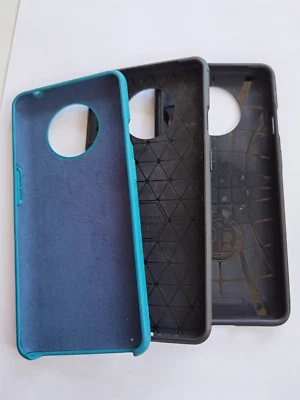 For OnePlus 7T Case Carbon Fibre Gel Cover Ultra Slim Shockproof - Image 1 of 2
