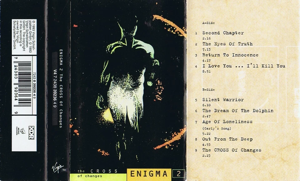 ENIGMA 2 THE CROSS OF CHANGES 1993 CASSETTE - Image 1 of 1